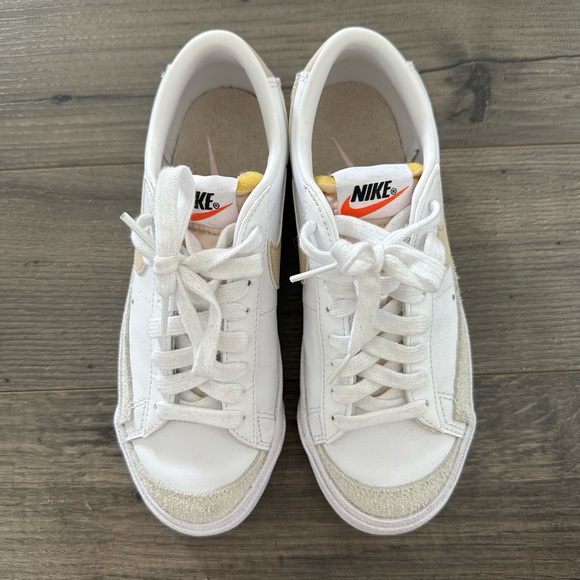 Nike Women's Sneakers in White and Tan - Picture 2 of 3